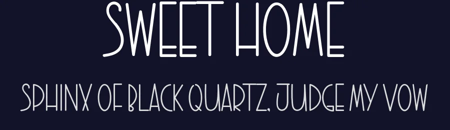 Sweet Home by K_IN Studio — Decorative Font — thumbnail 2