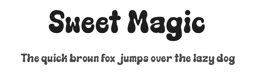 Sweet Magic by Densu Creative — Decorative Font