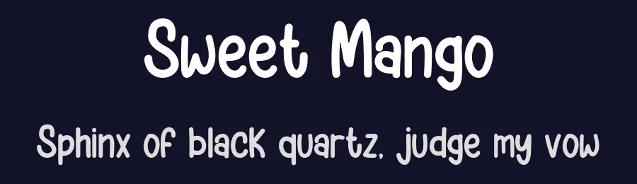 Sweet Mango by Rangkai Aksara — Decorative Font — thumbnail 2