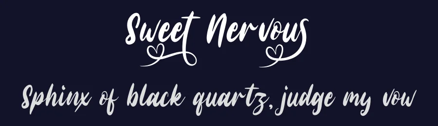 Sweet Nervous by Fanastudio — Script Handwritten Font — thumbnail 2