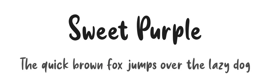 Sweet Purple