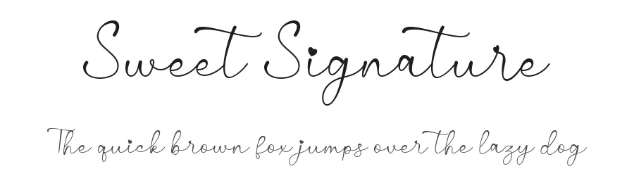 Sweet Signature