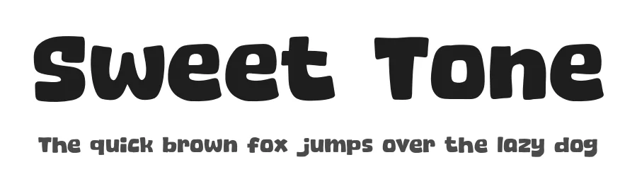 Sweet Tone by Khurasan — Decorative Font