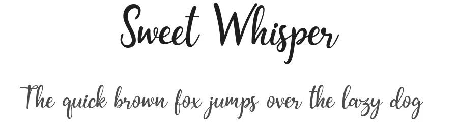 Sweet Whisper