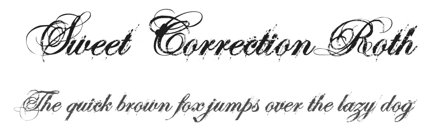 Sweet Correction Roth