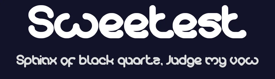 Sweetest by weknow — Display Font — thumbnail 2
