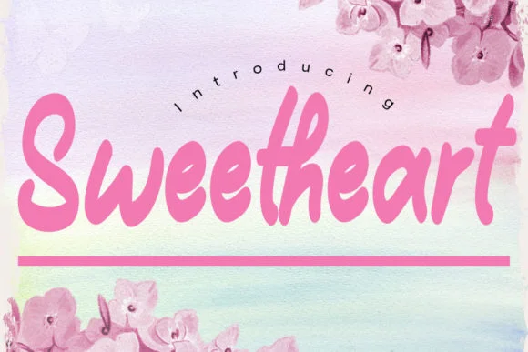 Sweetheart Font by muhawk47 by muhawk47 — Script Handwritten Font