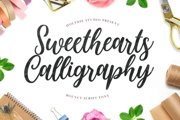 Sweethearts Font by Holydie Studio — Script Handwritten Font