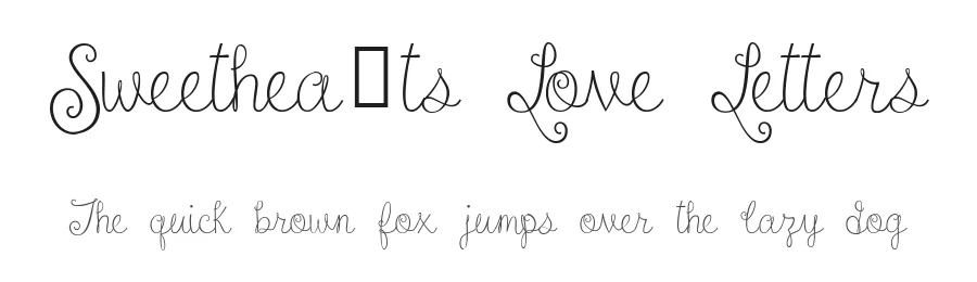 Sweethearts Love Letters