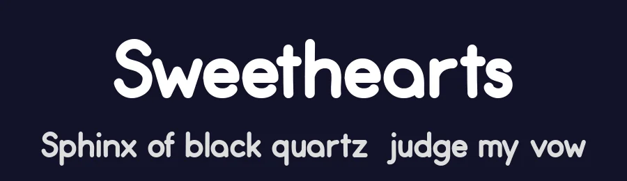 Sweethearts by Hanna Bie — Decorative Font — thumbnail 2