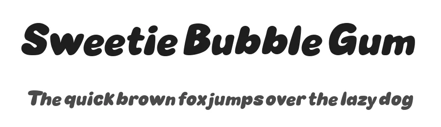 Sweetie Bubble Gum