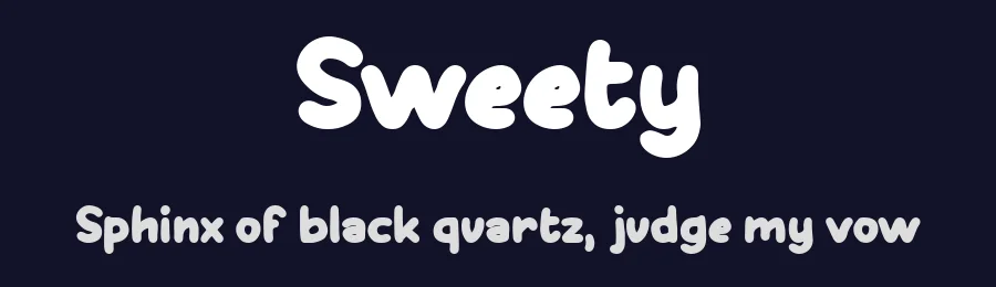 Sweety by Hanna Bie — Decorative Font — thumbnail 2