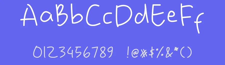 Sweety Blue by Aisyah — Script Handwritten Font — thumbnail 3