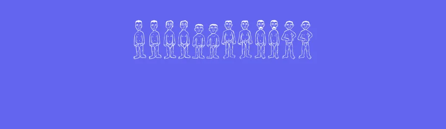 Swimmers by Vladimir Nikolic — Dingbats Font — thumbnail 3