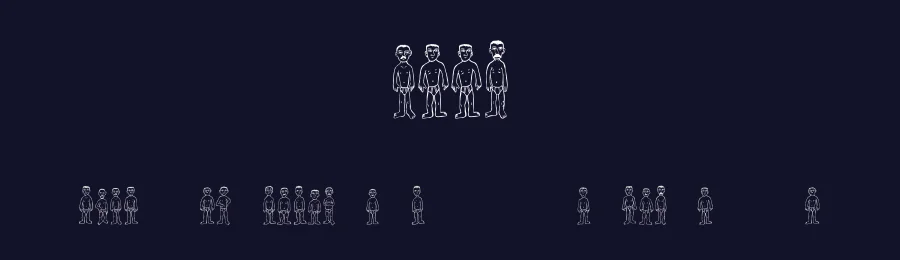 Swimmers by Vladimir Nikolic — Dingbats Font — thumbnail 2