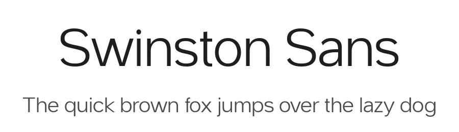 Swinston Sans by Yasir Ekinci β Sans Serif Font