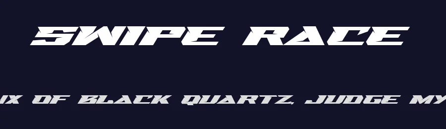 Swipe Race by Ckdsign — Display Font — thumbnail 2
