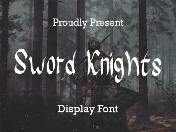 Sword Knights Font by scriptstrategy — Script Handwritten Font