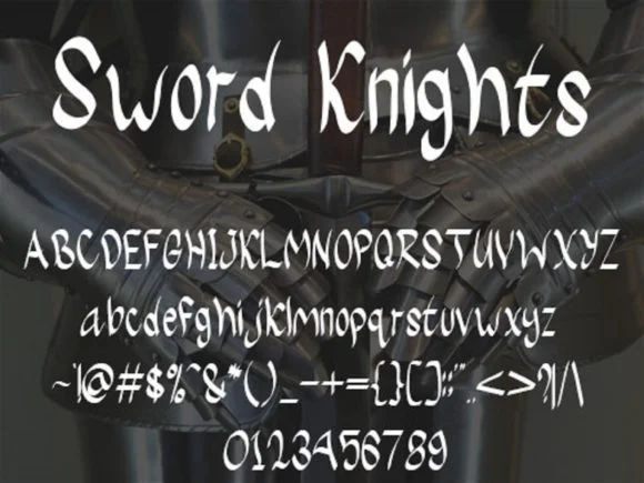 Sword Knights Font by scriptstrategy — Script Handwritten Font — thumbnail 5