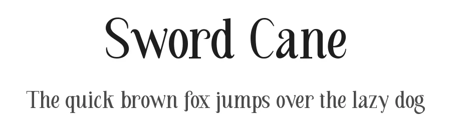Sword Cane