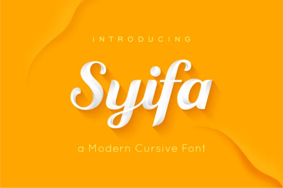 Syifa Script Font by ARToni — Script Handwritten Font
