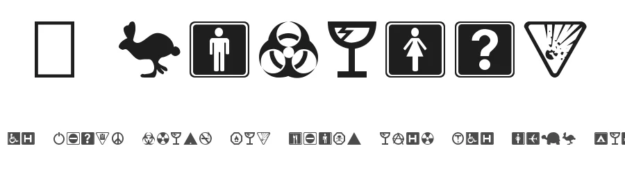 Symbolix by Digital Graphic Labs β Dingbats Font