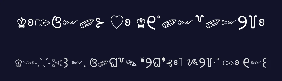 Symbols By Svelocloudy by svelocloudy — Dingbats Font — thumbnail 2