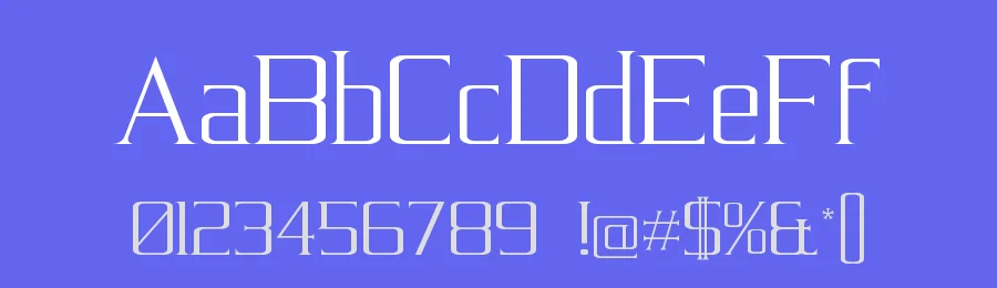 Symmetre by Harris Darmawan — Serif Font — thumbnail 3