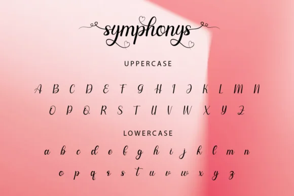 Symphonys Font by WinType — Script Handwritten Font — thumbnail 4