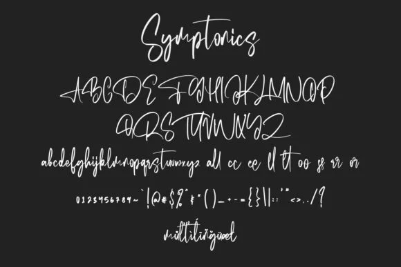 Symptonics Font by Maulana Creative — Script Handwritten Font — thumbnail 6