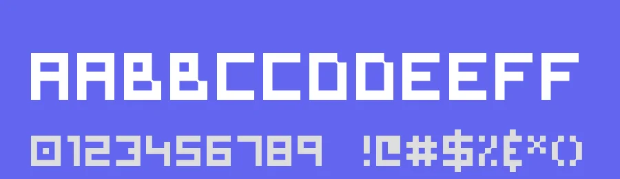 Symtext by Pixel Sagas — Display Font — thumbnail 3