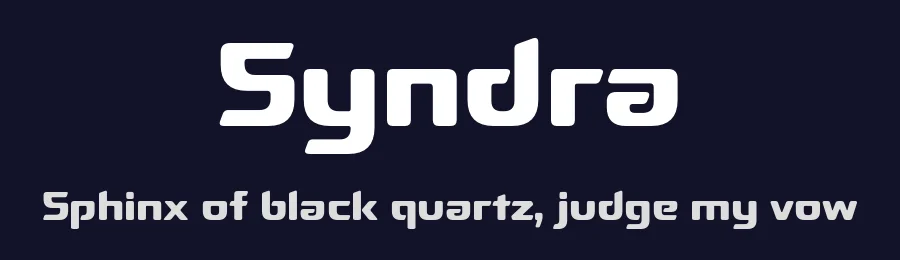 Syndra by Typodermic Fonts — Display Font — thumbnail 2