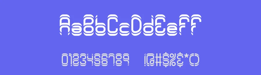 Synthetic BRK by Ænigma — Display Font — thumbnail 3