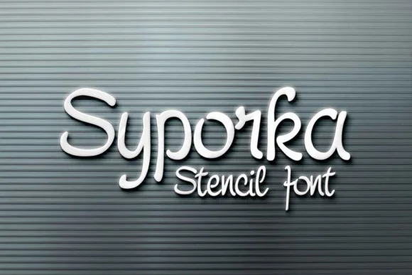 Syporka Font by Digital Typeface Studio — Script Handwritten Font