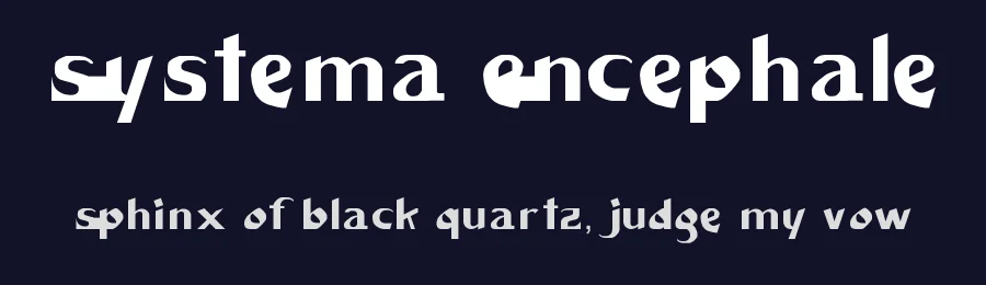 Systema Encéphale by typO969 — Decorative Font — thumbnail 2