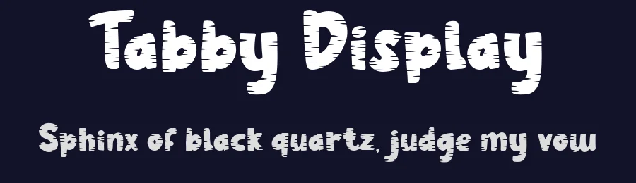 Tabby Display by Attype Studio — Decorative Font — thumbnail 2