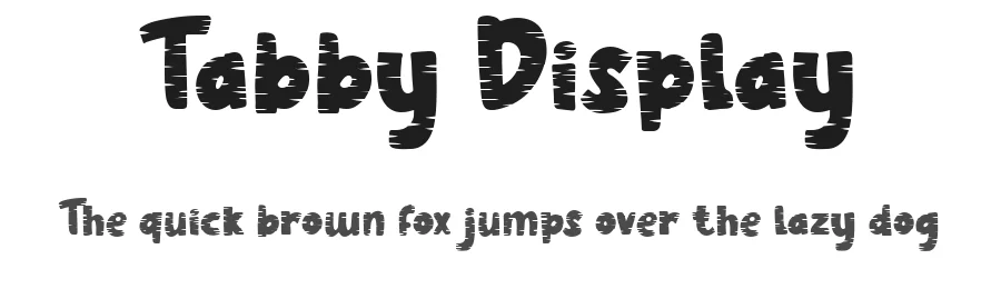 Tabby Display by Attype Studio — Decorative Font