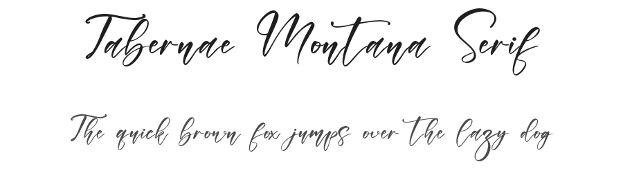 Tabernae Montana Serif