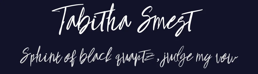 Tabitha Smest by mightype — Script Handwritten Font — thumbnail 2