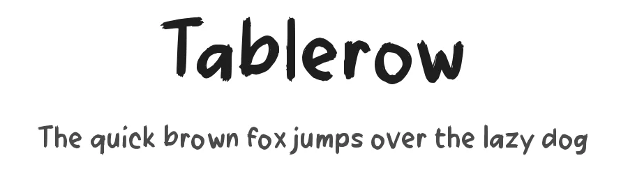 Tablerow