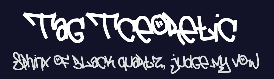 Tag Tceoretic by Cre8or Artwork — Script Handwritten Font — thumbnail 2