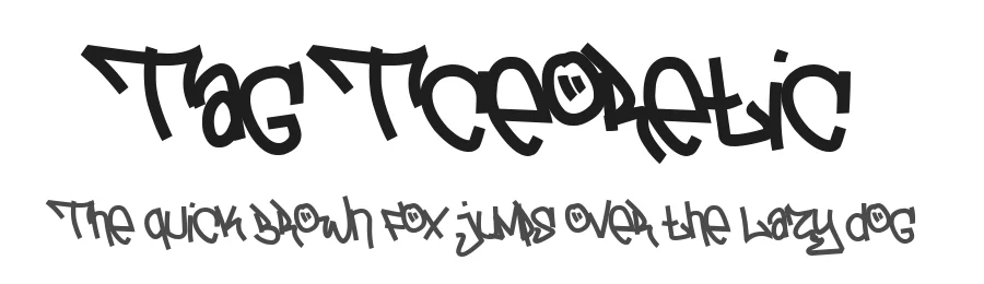 Tag Tceoretic by Cre8or Artwork โ Script Handwritten Font