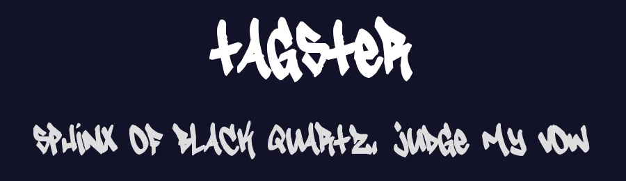 Tagster by SDFonts — Script Handwritten Font — thumbnail 2
