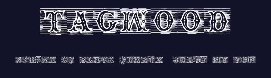 TagWood by Intellecta Design — Decorative Font — thumbnail 2