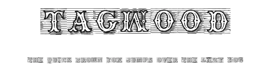 TagWood by Intellecta Design — Decorative Font