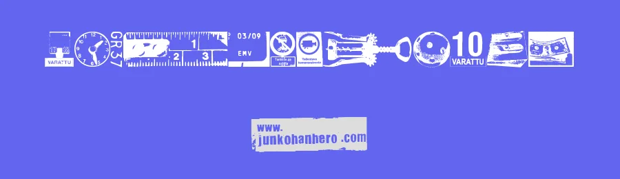 Tajunnan Tuolla Puolen by Juha Korhonen — Dingbats Font — thumbnail 3