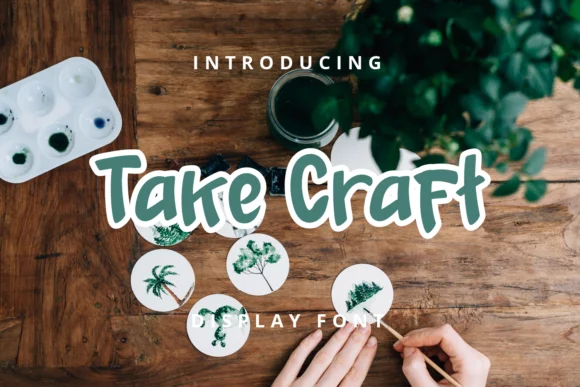 Take Craft Font by Planetz studio — Script Handwritten Font