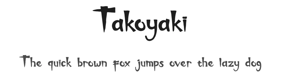 Takoyaki by Hadjar Creative — Decorative Font