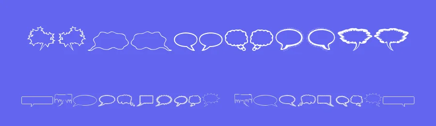 Talkies by Iconian Fonts — Dingbats Font — thumbnail 3