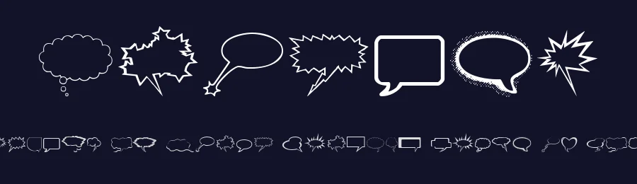 Talkies by Iconian Fonts — Dingbats Font — thumbnail 2